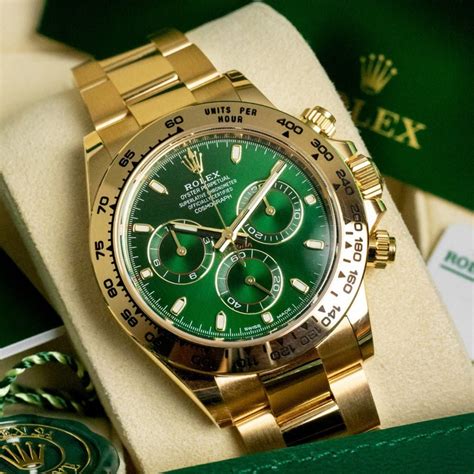 money green rolex